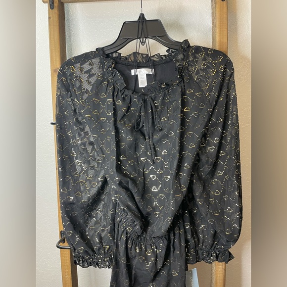 LONDON TIMES Clipped A-Line Dress - Picture 16 of 16